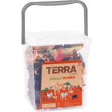 Terra 60 Parça Büyük Oyun Seti - Safari Dünyası 