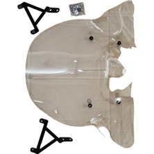 Motospartan HONDA ACTIVA 125 2023-2026 SİPERLİK CAMI ŞEFFAF 48CM X 74CM X 4MM