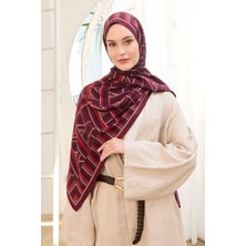 Silk Home Urban Hours Lines Mürdüm Mayda Şal