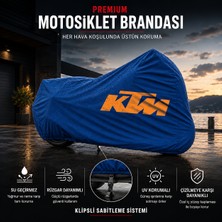 ULTRASHOP Ktm 450 Exc Mavi Motosiklet Branda Su Geçirmez Motor Branda