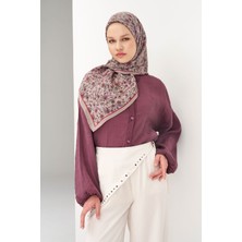 Silk Home Velora Eşarp Modern Flora Tozpembe 90X90