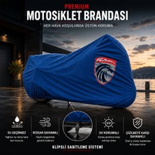 ULTRASHOP Falcon Nitro 50 Mavi Motosiklet Branda Su Geçirmez Motor Branda