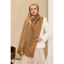Silk Home Naia Pamuk Şal Line Desen  Altın