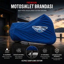 ULTRASHOP Altai Tank X125 Mavi Motosiklet Branda Su Geçirmez Motor Branda