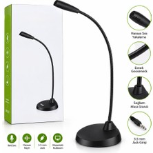 Multimedia Masaüstü Mikrofonu 3.5mm Jack Esnek Boyunlu CM203 Midastech