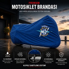 ULTRASHOP Mv Agusta Brutale S Mavi Motosiklet Branda Su Geçirmez Motor Branda