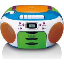 Lenco SCD-971 - Taşınabilir Fm Radyo Cd/kaset Çalar - Çok Renkli