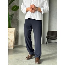 More Black Baggy Fit Kumaş Pantolon