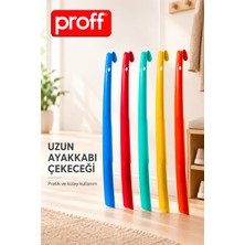 proff 60 cm Uzunluğunda Ayakkabı Çekeceği - Pratik Askı Saplı Kerata Çekçek