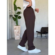 More Black Baggy Fit Kumaş Pantolon