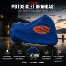 ULTRASHOP Moto Guzzi Breva V 1100 Mavi Motosiklet Branda Su Geçirmez Motor Branda