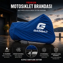 ULTRASHOP Gas Gas Ec 300 Mavi Motosiklet Branda Su Geçirmez Motor Branda