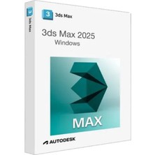 Autodesk 3ds Max 2025 (Windows) - 1 Pc 2 Yıl Autodesk Key Full Sürüm