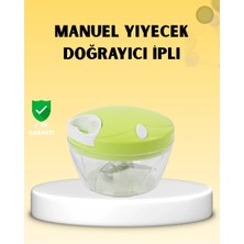 Elvasta Manuel Yiyecek Doğrayıcı Ipli Hızlı Pratik Sebze Kıyıcı