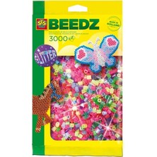 Ses Creative Beedz- Ütü Boncukları 3000 Parça - Simli