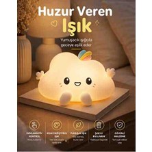 Bekoozzy Renkli Işıklı,yumuşak Silikon Gece Lambası Bulut Figürlü