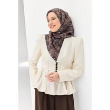 Silk Home Velora Eşarp Şal Desen Acı Kahve 90X90
