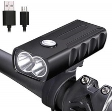 Havana 1000 Lümen USB Şarjlı Bisiklet Ön Far Işık Fener Su Geçirmez ve Yüksek Parlaklıkta