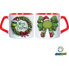 Ghostbastır Design Grinch Noel | Yılbaşı Kupa Bardak | Tek Adet 0998