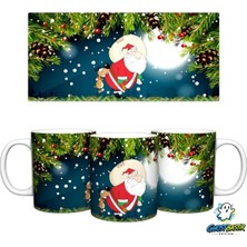 Ghostbastır Design Noel Baba | Yılbaşı Kupa Bardak | Tek Adet K0628