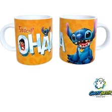 Ghostbastır Design Stitch Ohana Kupa Bardak | Tek Adet K0693