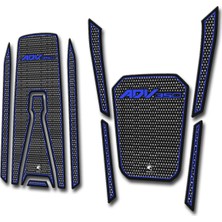 Honda ADV350 Tankpad Seti Karbon Mavi