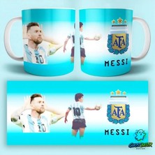 Ghostbastır Design Messi Kupa Bardak | Tek Adet K0608