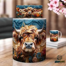 Ghostbastır Design Komik Hayvan Figürlü Kupa Bardak | Tek Adet K0593