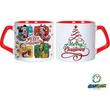 Ghostbastır Design Disney Noel | Yılbaşı Kupa Bardak | Tek Adet 0982