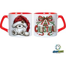 Ghostbastır Design Ayıcıklı Noel | Yılbaşı Kupa Bardak | Tek Adet 0965