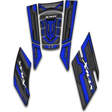 Xmax Tank Pad Seti 2018 -2022 Karbon Mavi