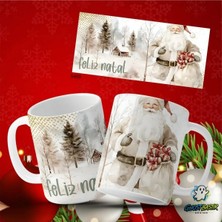 Ghostbastır Design Karlı Noel | Yılbaşı Kupa Bardak | Tek Adet K0582