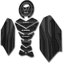 CBR650F Tank Pad Seti Karbon Gri