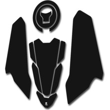 CBR650R Tank Pad Seti Düz Siyah