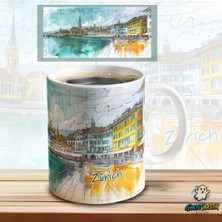 Ghostbastır Design Zürich Kupa Bardak | Tek Adet K06721