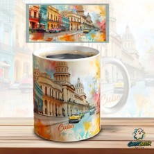 Ghostbastır Design Cuba Kupa Bardak | Tek Adet K0541