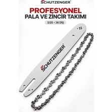 SCHUTZENGER Profesyonel 3/25 36 Diş Zincir ve Testere Palası Takımı