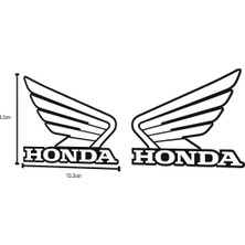 Honda Logo Sticker Beyaz
