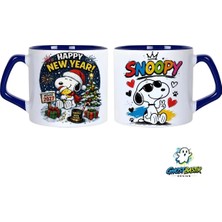 Ghostbastır Design Snoopy Noel | Yılbaşı Kupa Bardak | Tek Adet 1071