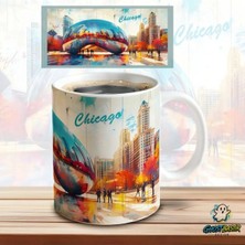 Ghostbastır Design Chicago Kupa Bardak | Tek Adet K0536