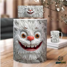 Ghostbastır Design Komik Hayvan Figürlü Kupa Bardak | Tek Adet K0591