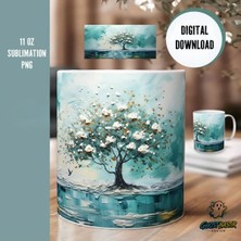 Ghostbastır Design Yalnız Ağaç Kupa Bardak | Tek Adet K06719
