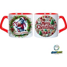 Ghostbastır Design Eeyore Noel | Yılbaşı Kupa Bardak | Tek Adet 0986