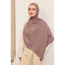 Silk Home Naia Pamuk Şal Line Desen Vizon