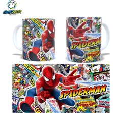 Ghostbastır Design Spider-Man Kupa Bardak | Tek Adet K0650