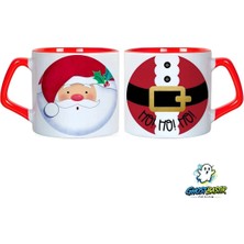 Ghostbastır Design Noel Baba | Yılbaşı Kupa Bardak | Tek Adet 1047