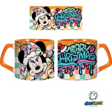 Ghostbastır Design Minnie Mouse Noel | Yılbaşı Kupa Bardak | Tek Adet 1040