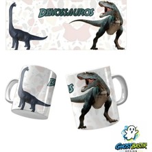 Ghostbastır Design Dinazorlar Kupa Bardak | Tek Adet K0548