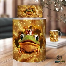 Ghostbastır Design Kurbağa Prens Kupa Bardak | Tek Adet K0597