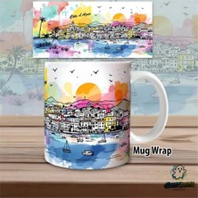 Ghostbastır Design Cote D Azur Kupa Bardak | Tek Adet K0539